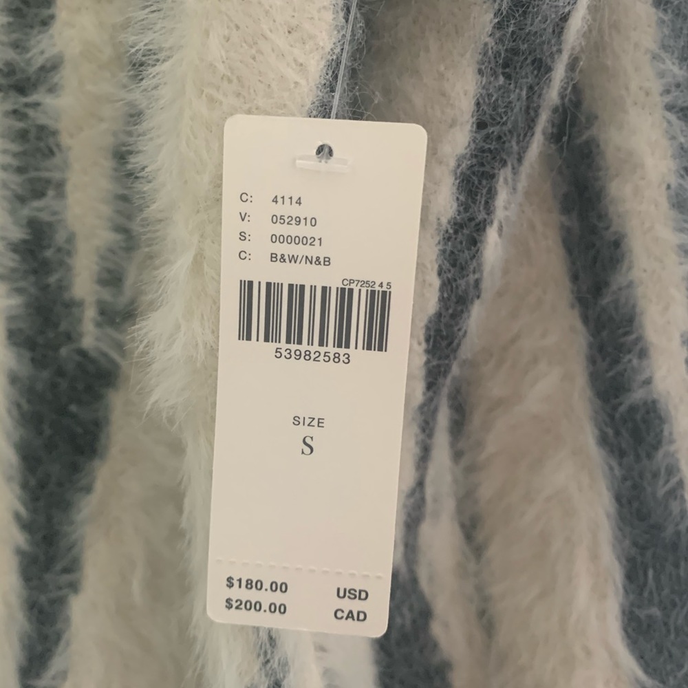 NWT soft anthro eyelash sweater half zip pullover - Picture 4 of 7